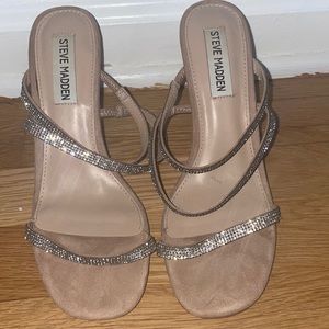steve madden rhinestone heels!